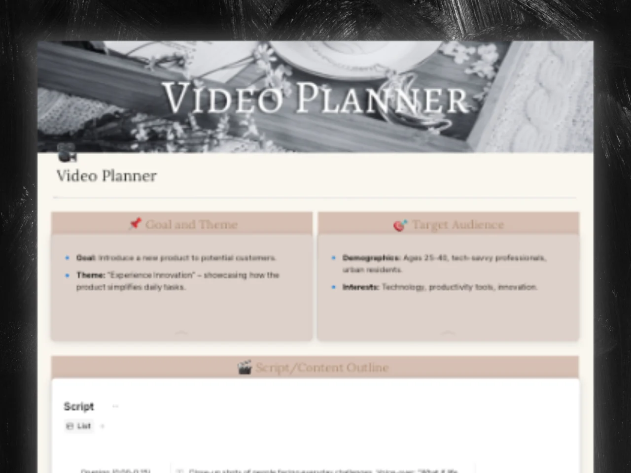 Video Planner Free