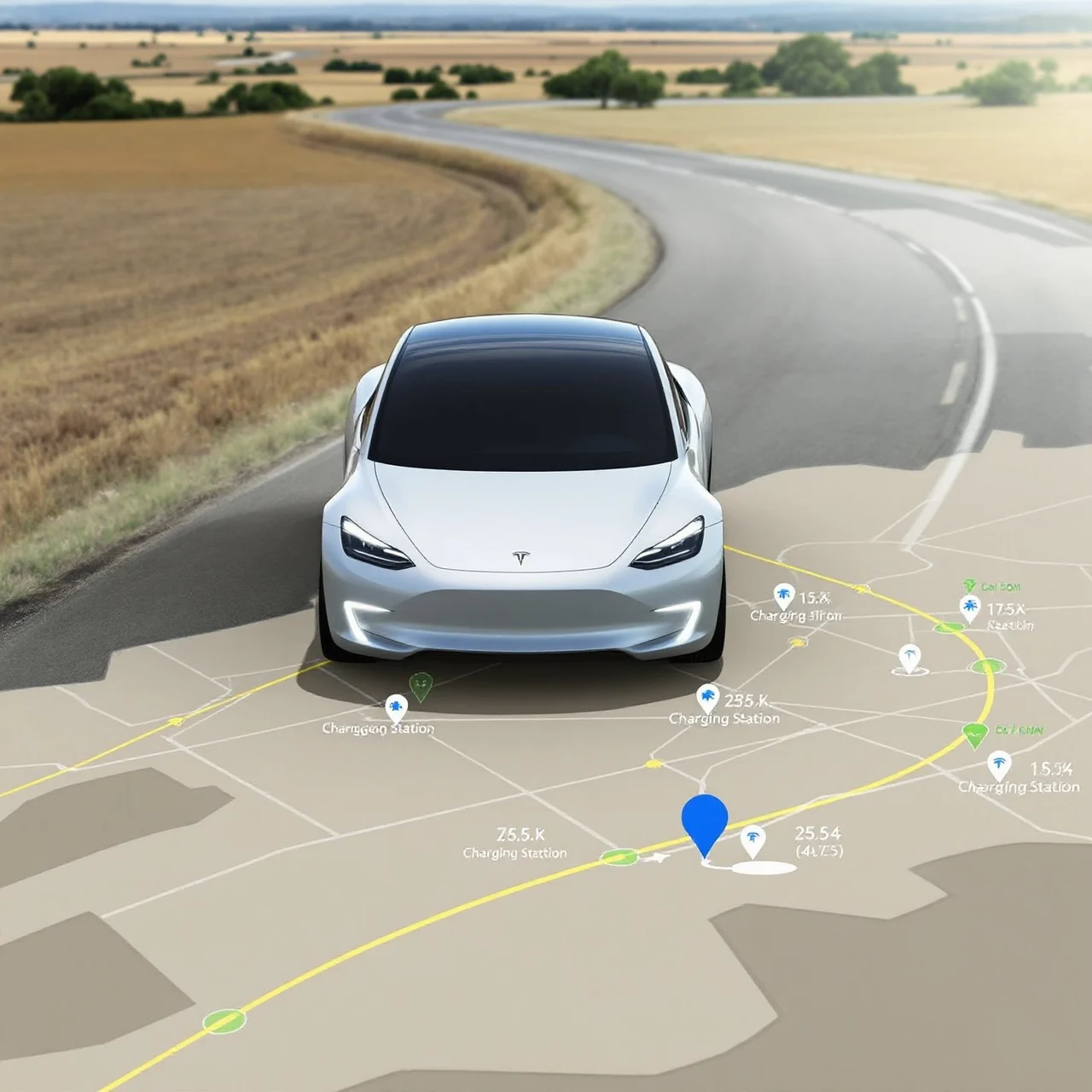 Tesla Trip Planner