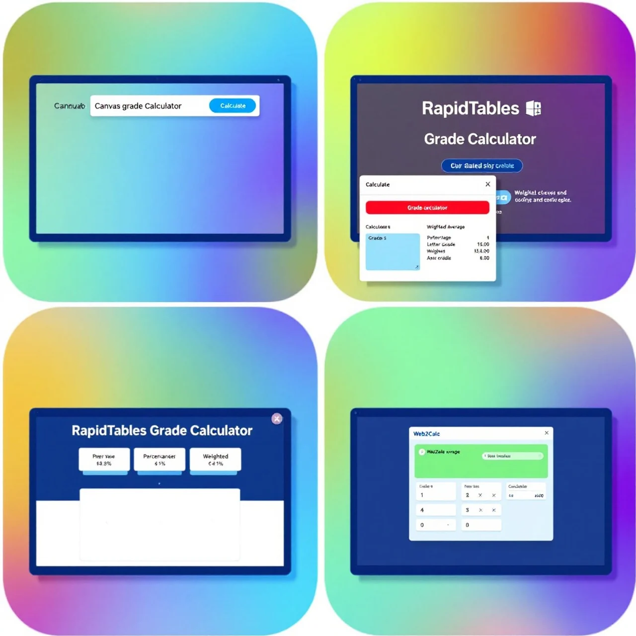 Online Grade Calculation Tools