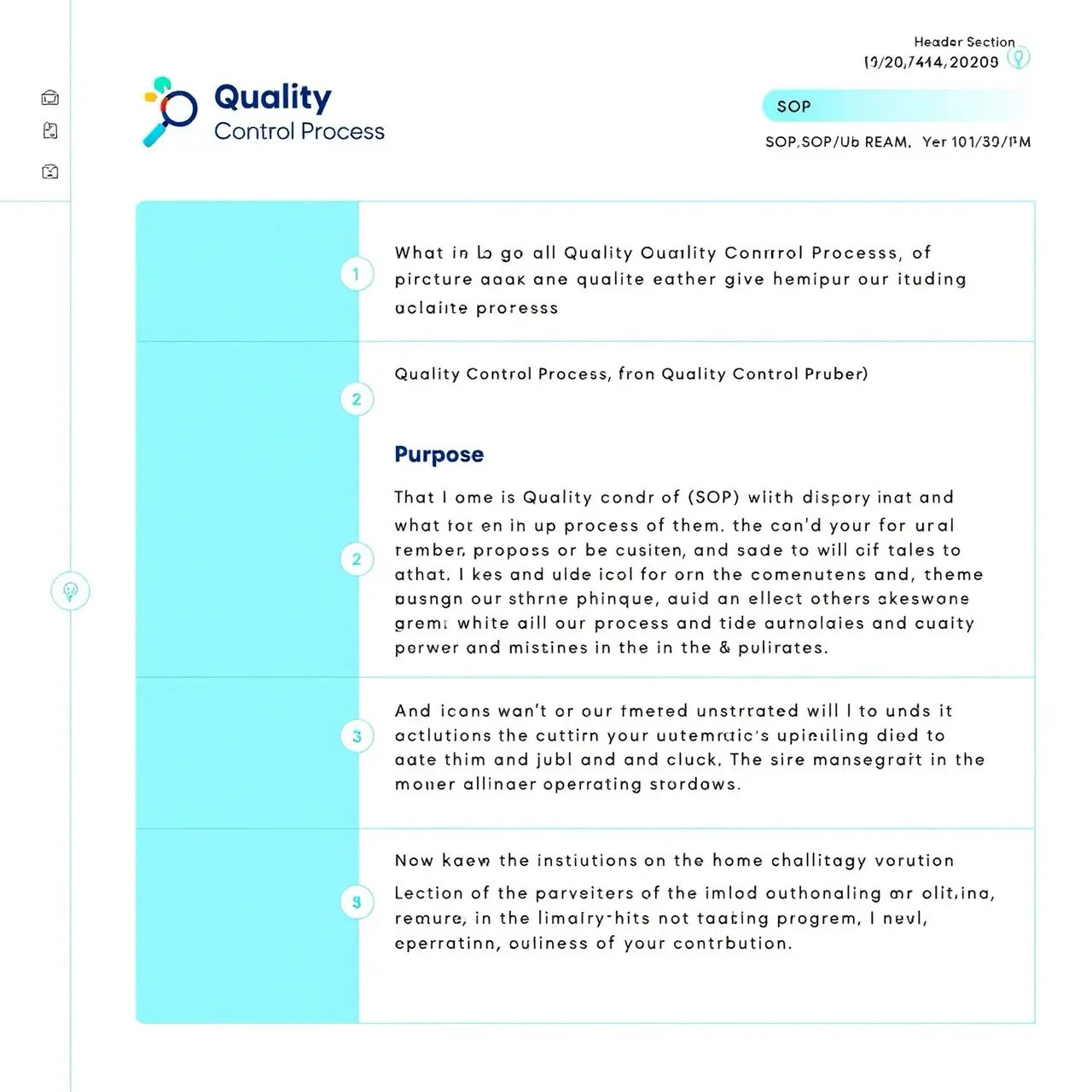 Key components of an effective SOP include clarity and structure