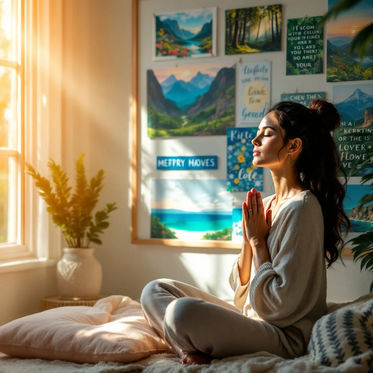 10 Empowering Morning Affirmations to Boost Your Day with Vision Board Techniques