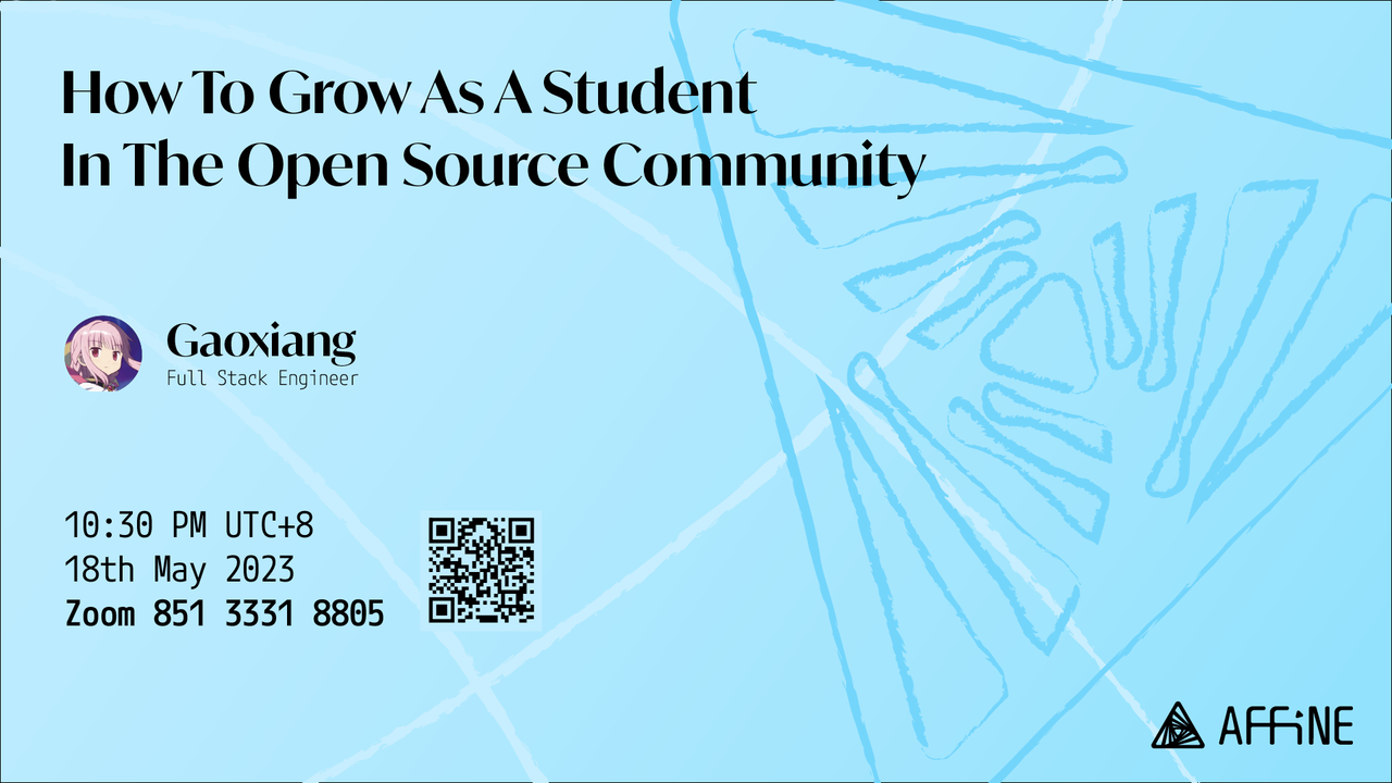 Join Us to Learn How to Grow as a Student in the Open Source Community