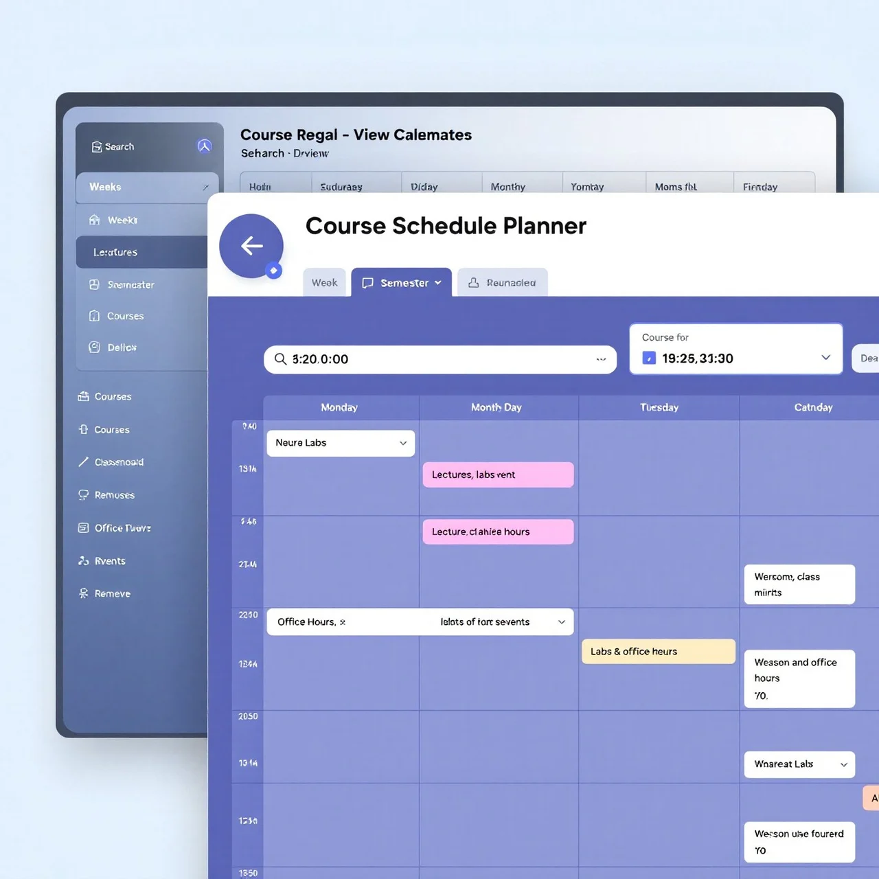 Course Schedule Planner