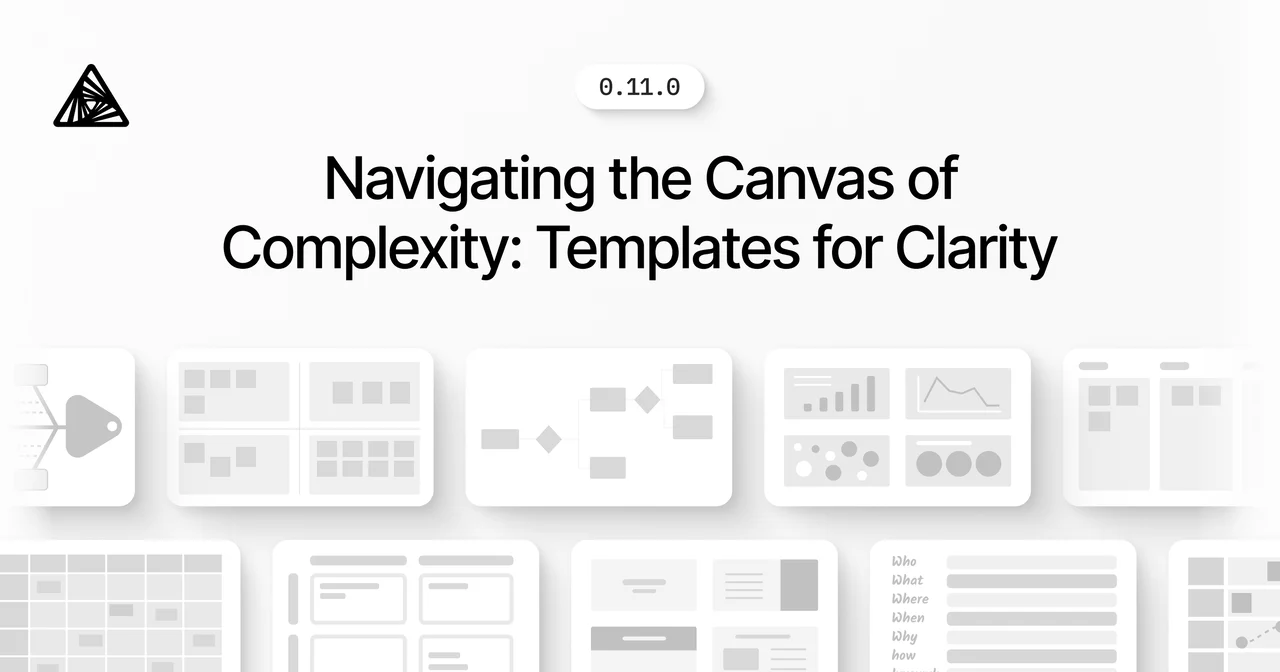 AFFiNE 0.11.0 - Launch Week - Day 4/5: Navigating the Canvas of Complexity: Templates for Clarity