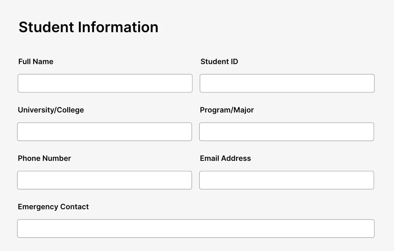 Free Student Rental Contract Template