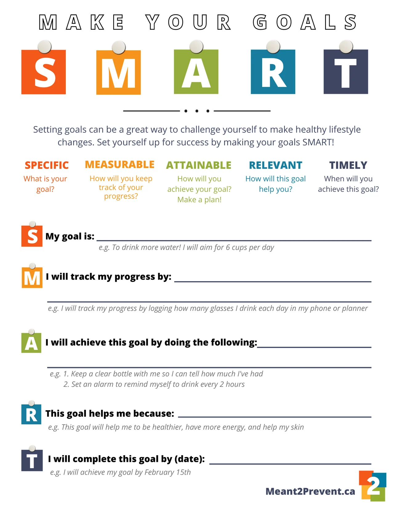 smart goals template