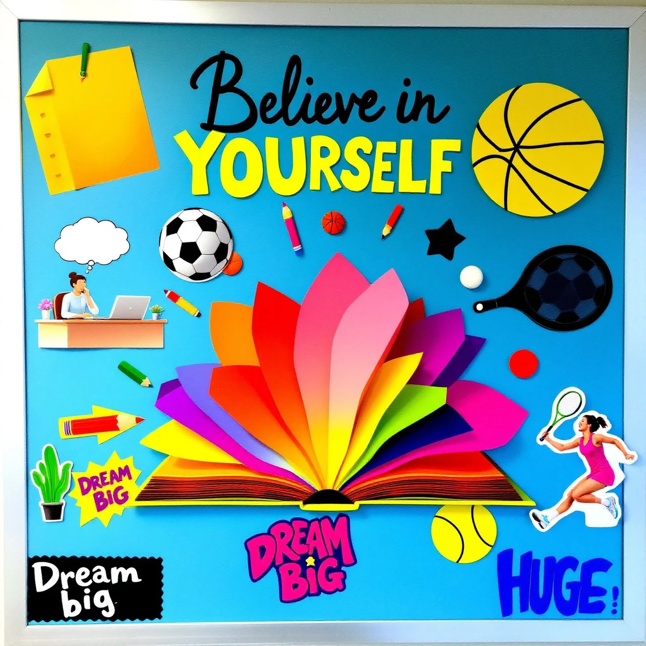 Vision board for middle school students