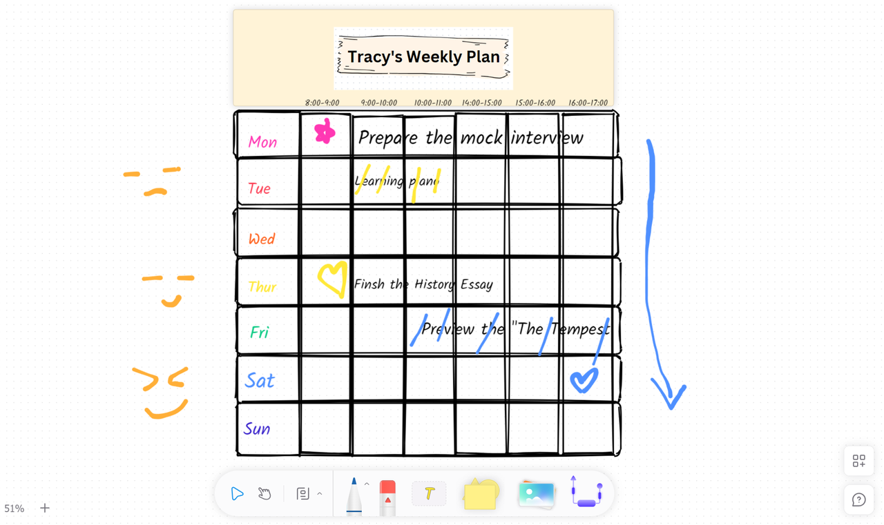 Time-Blocking Template