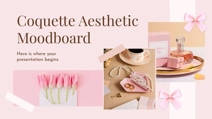 Coquette Aesthetic Vision Board