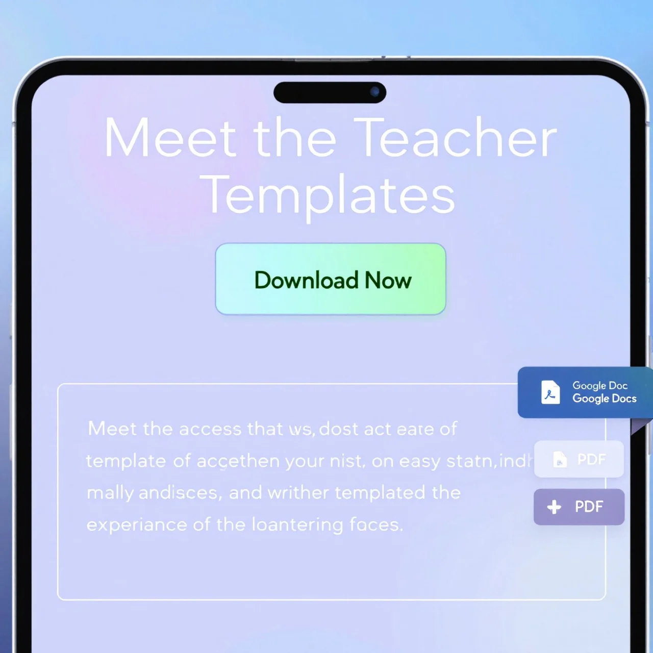 Teacher Templates