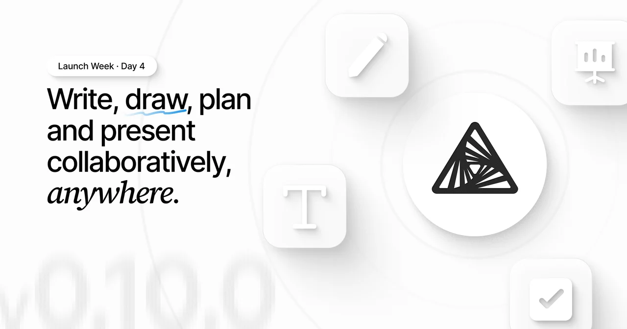 AFFiNE 0.10.0 - Launch week - Day 4/5: Write, Draw, Plan and Present Collaboratively, Anywhere