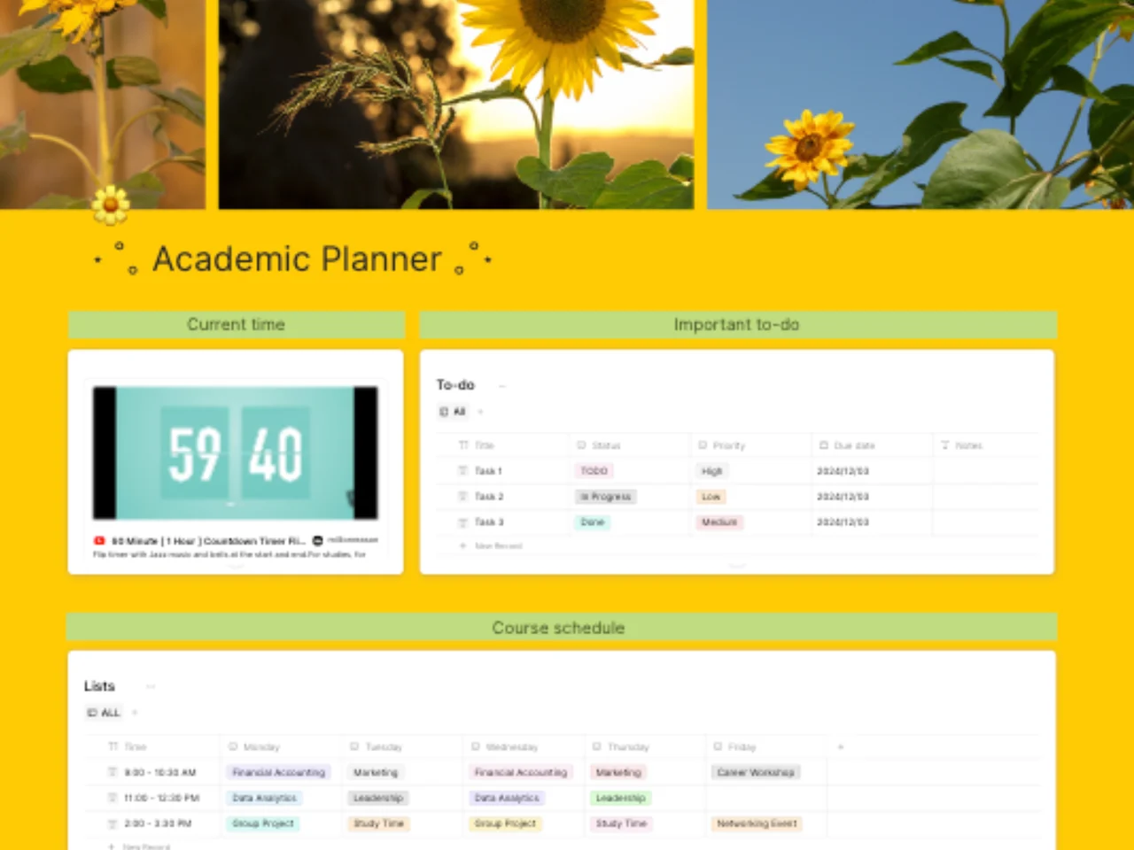 Academic Planner