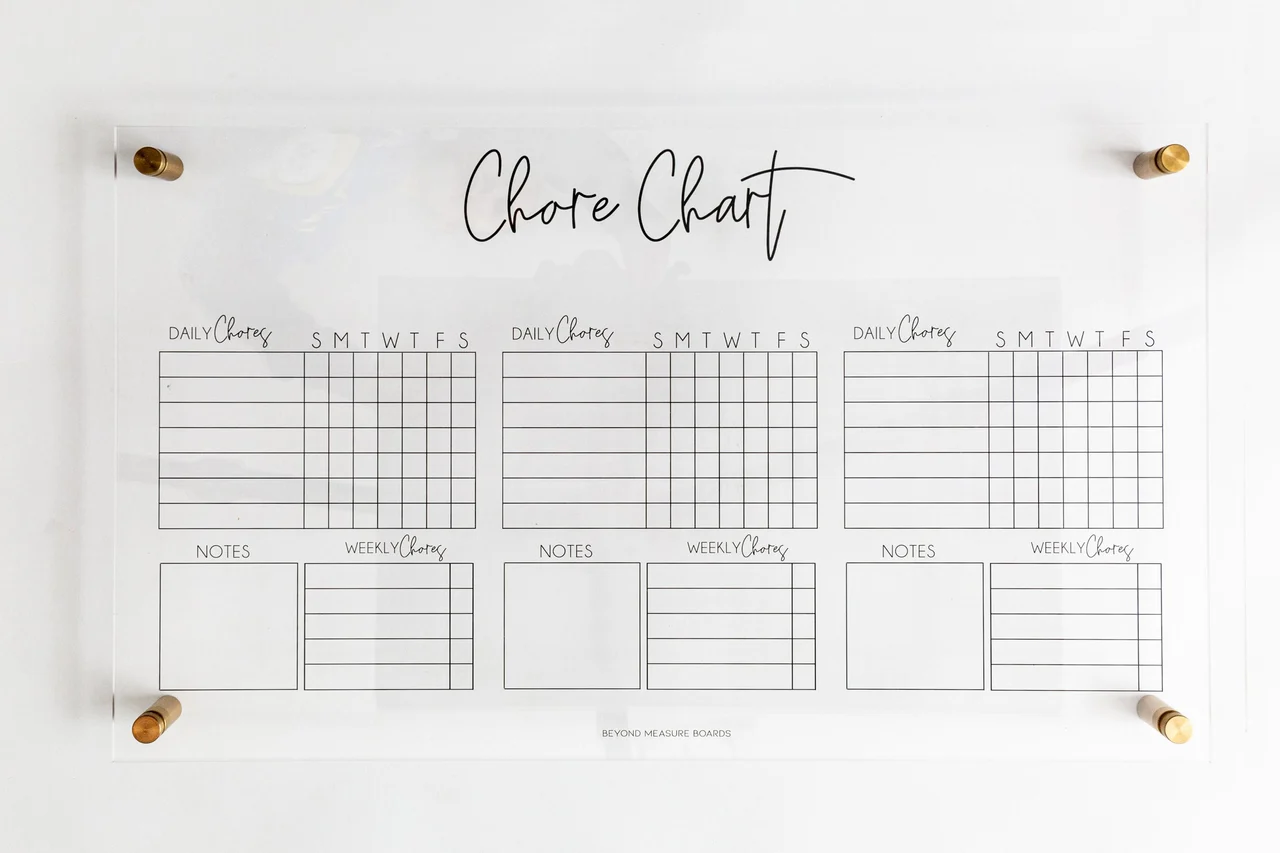 10 Best Free Chore Chart Templates for Kids and Adults