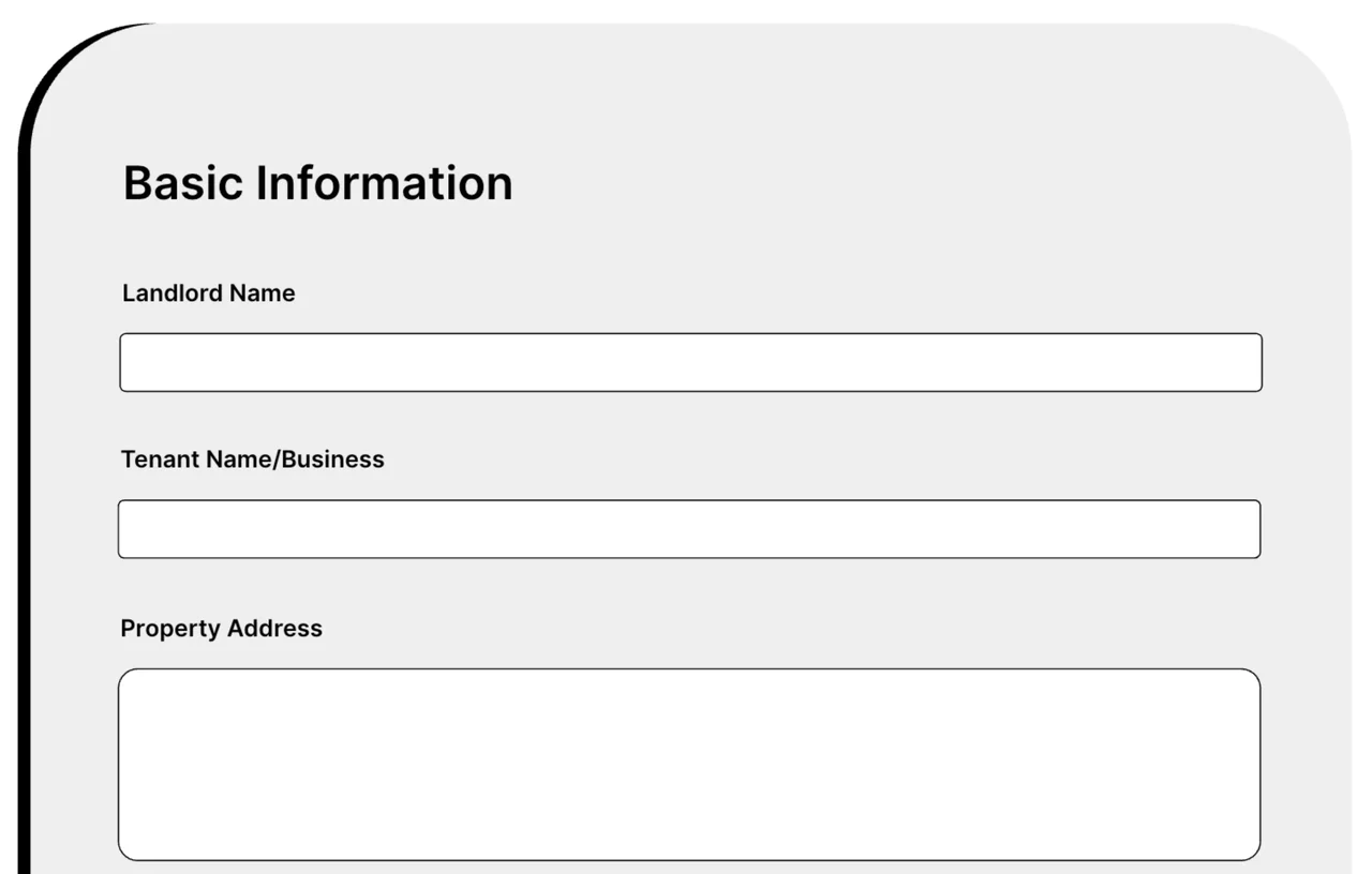 Commercial rental agreement template for landlords and tenants