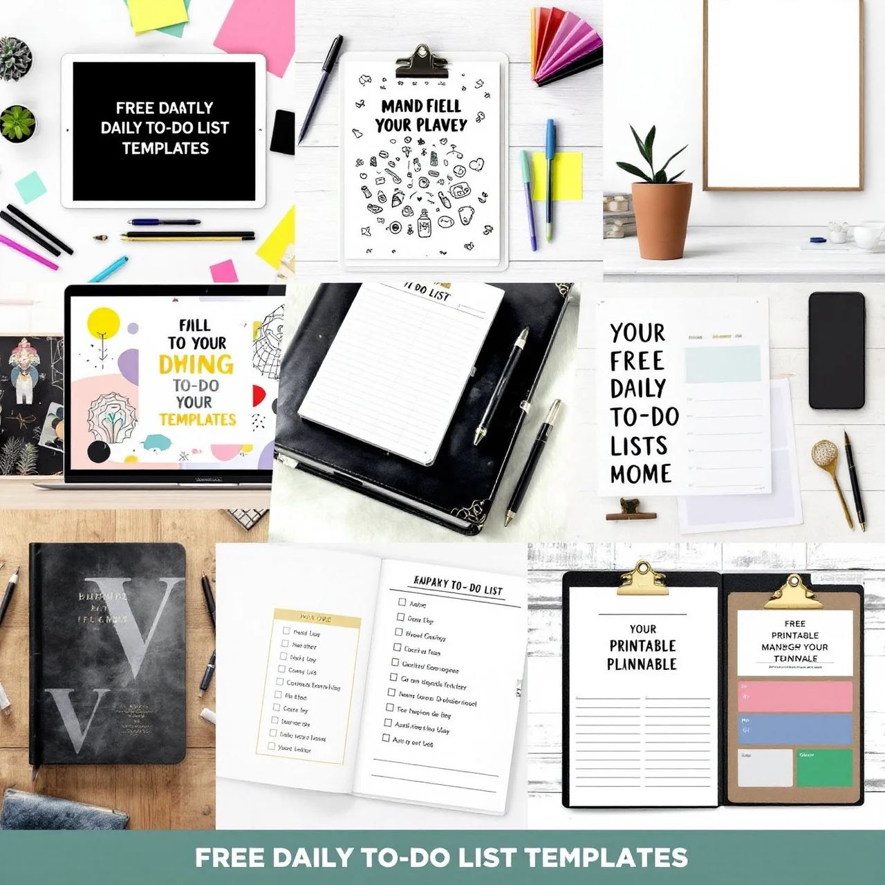 Free Daily To Do List Templates