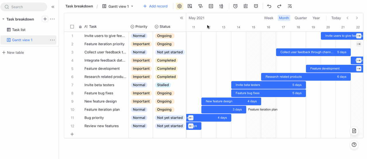 Grantt Chart Software