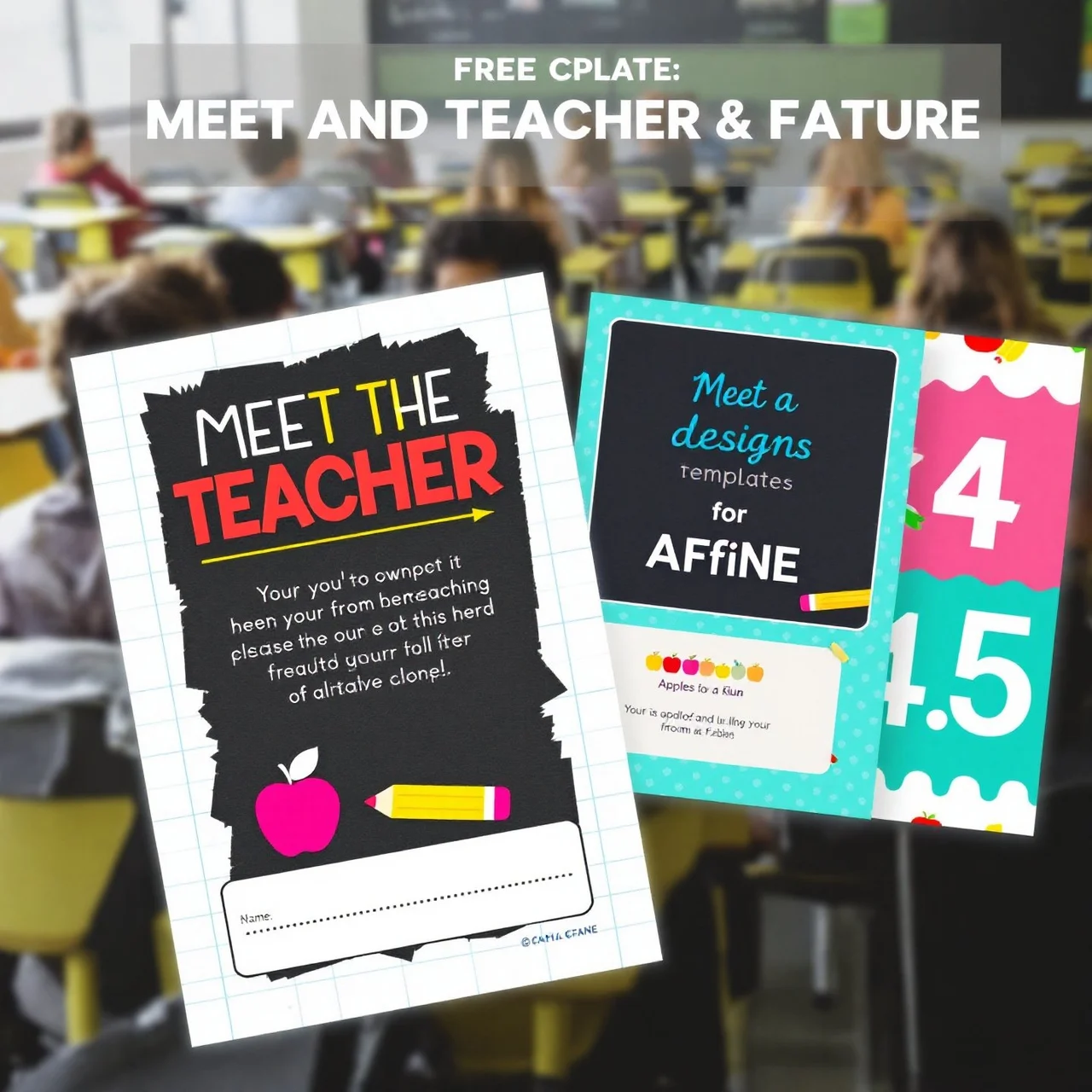 meet the teacher template