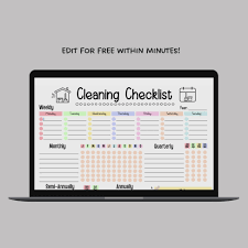 Daily Cleaning Checklist