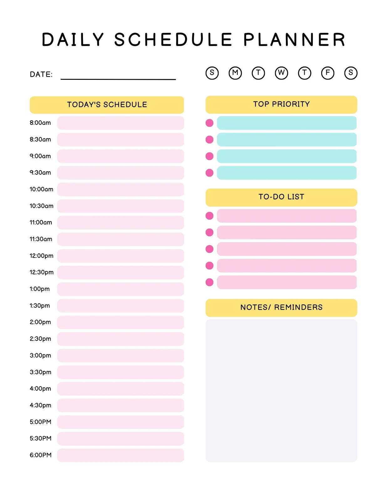 Day Planner Daily