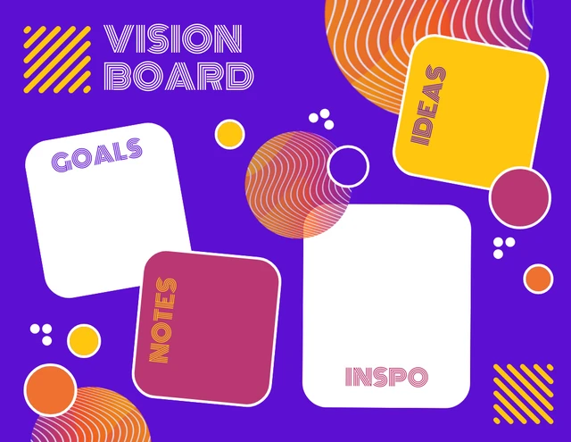 8 Free Printable Vision Board Templates and Examples for 2024