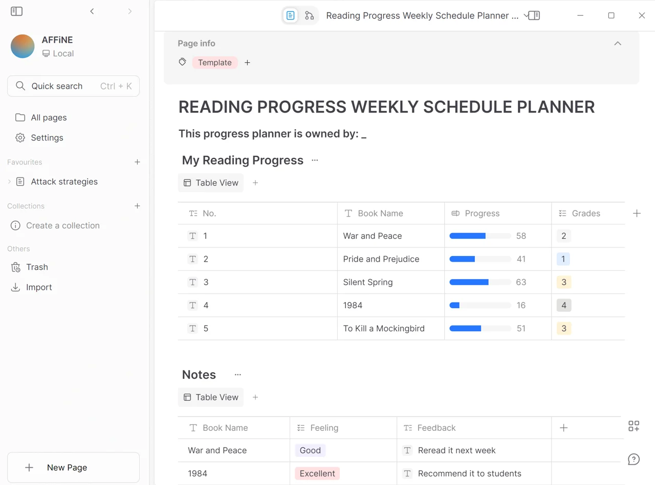 Weekly Schedule Planner 