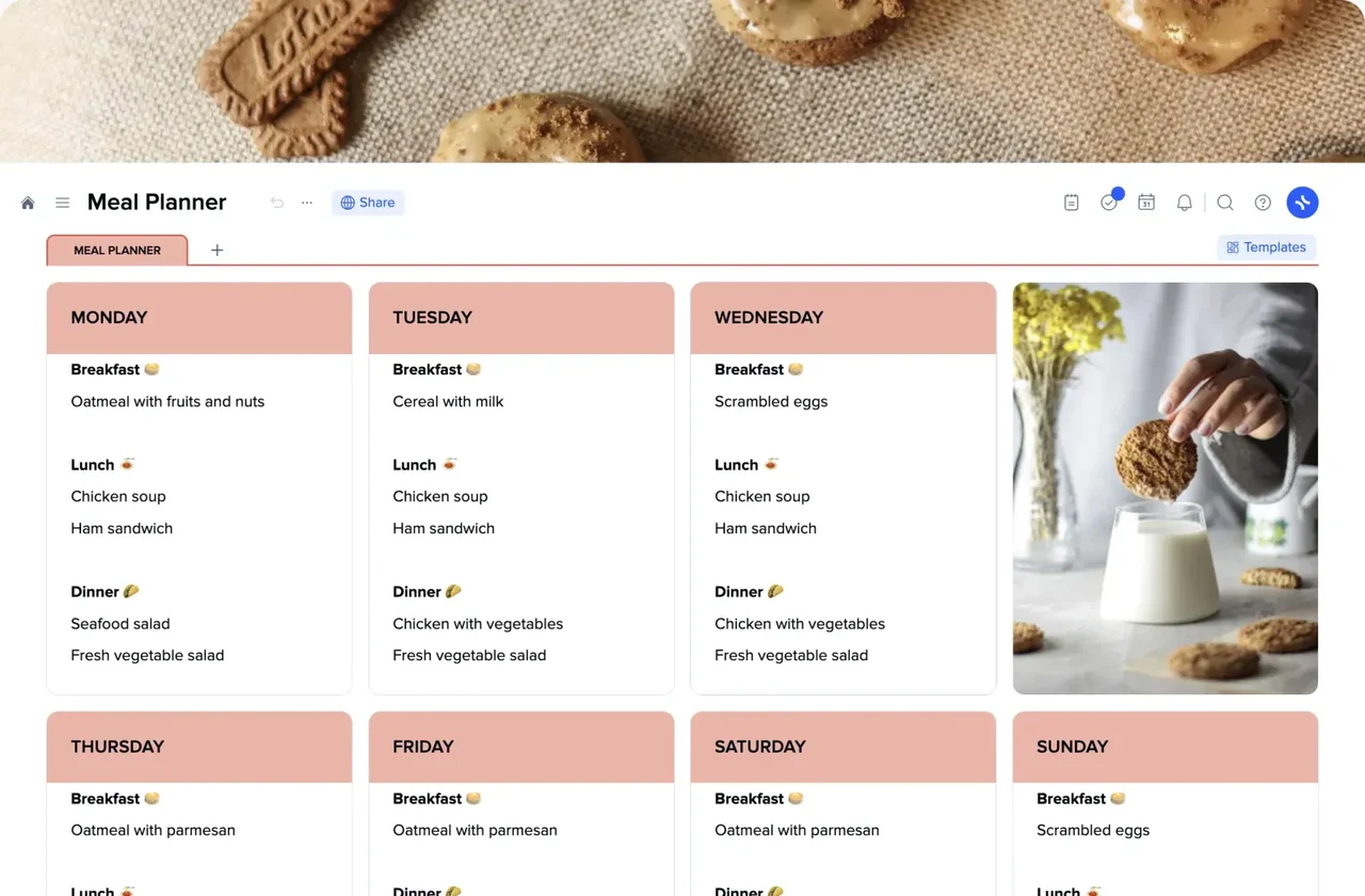 Check Out A List of Meal Planner Template Options for Your Family